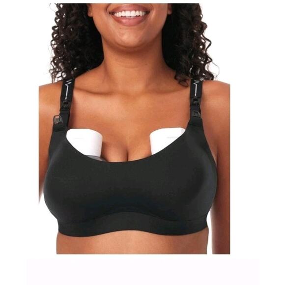 Momcozy Other - Momcozy Pumping Bra Women SZ L Plus Blk Wearable Breast Pump Suitable M5 S12 Pro